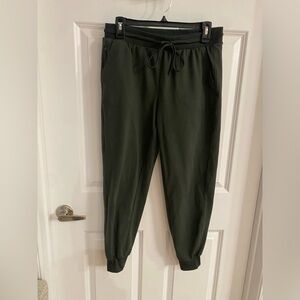 Green Rachel Zoe joggers. Size medium.